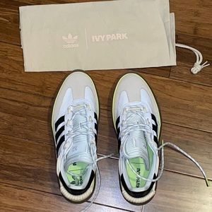White and lime green Ivy park sneakers